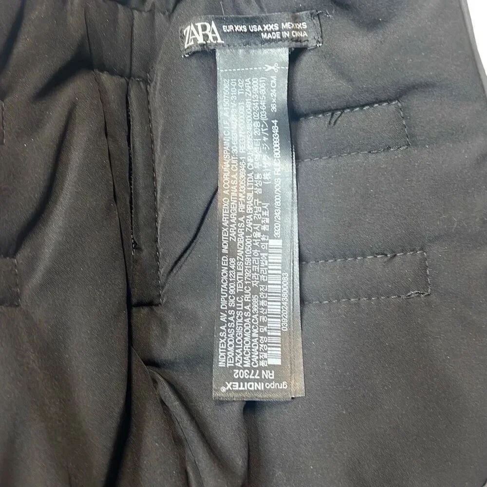 New Zara dog quilted winter black jacket coat teacup size